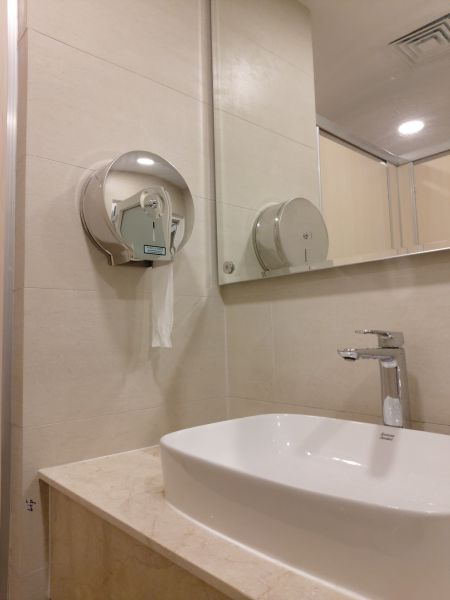 Hộp đựng giấy vệ sinh cuộn lớn Inox bóng HL 490IB