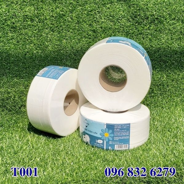 GIẤY VỆ SINH CUỘN LỚN GIẤY SẠCH VÌ SỨC KHỎE