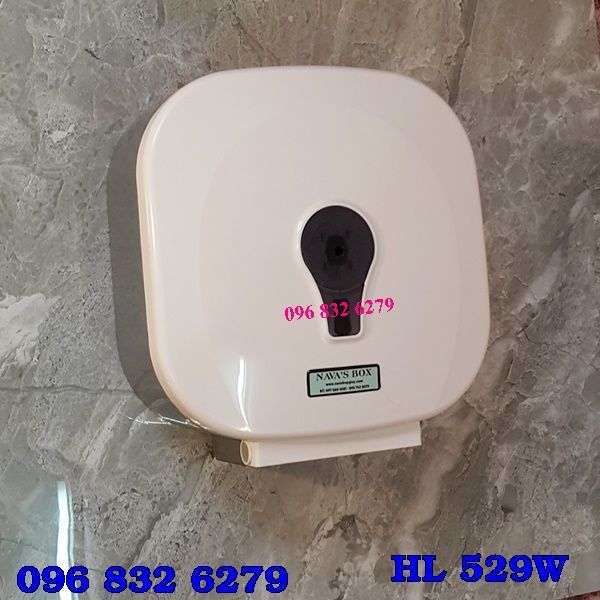 Hộp đựng giấy vệ sinh cuộn lớn cao cấp HL529W
