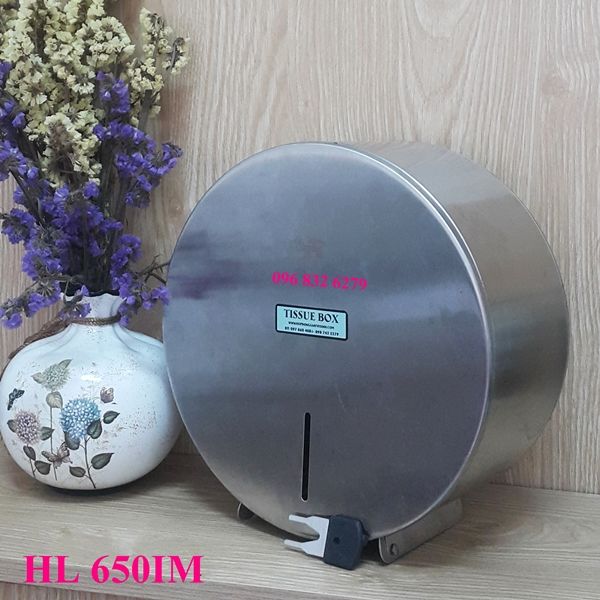 Hộp đựng giấy vệ sinh cuộn lớn Inox công nghiệp