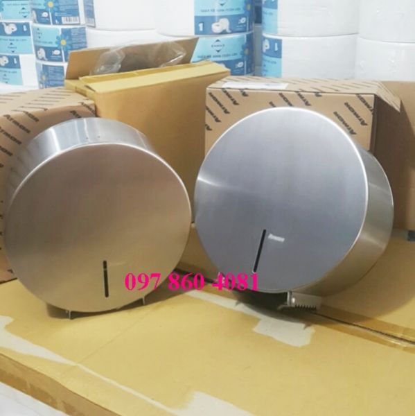 Hộp đựng giấy vệ sinh cuộn lớn Inox cao cấp NK