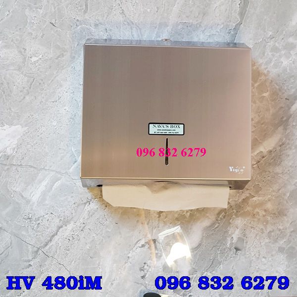 HỘP ĐỰNG KHĂN GIẤY INOX LOẠI TỐT HV 480IM