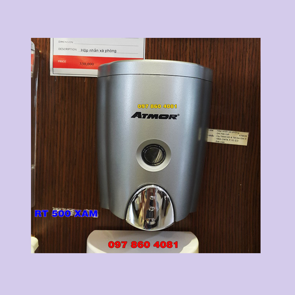 HỘP ĐỰNG XÀ BÔNG TREO TƯỜNG RT 500XAM