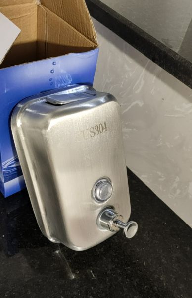 HỘP ĐỰNG XÀ BÔNG TREO TƯỜNG INOX RẺ TIỀN