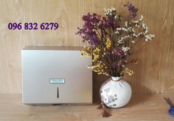 HỘP ĐỰNG KHĂN GIẤY INOX 100% HV 480 IM