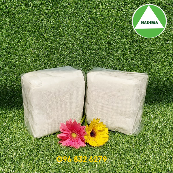 KHĂN GIẤY VUÔNG SẠCH, DAI, KHÔNG BỤI SIZE 16X16 CM