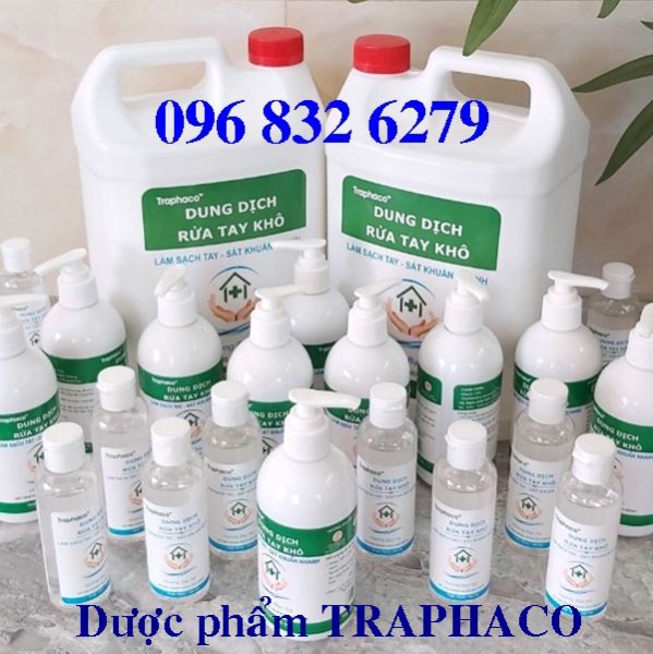 NƯỚC RỬA TAY KHÔ CAN 5 LÍT (SP của hãng Dược uy tín TRAPHACO)
