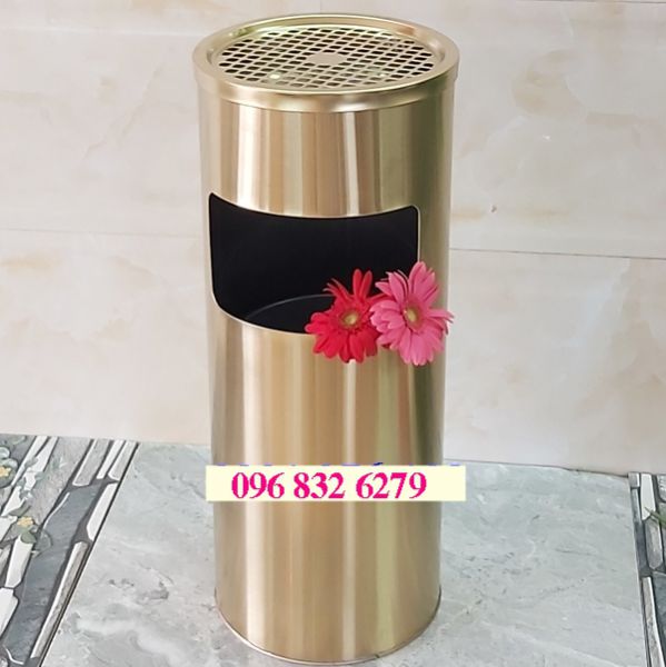 THÙNG RÁC INOX TGT-S2-VÀNG