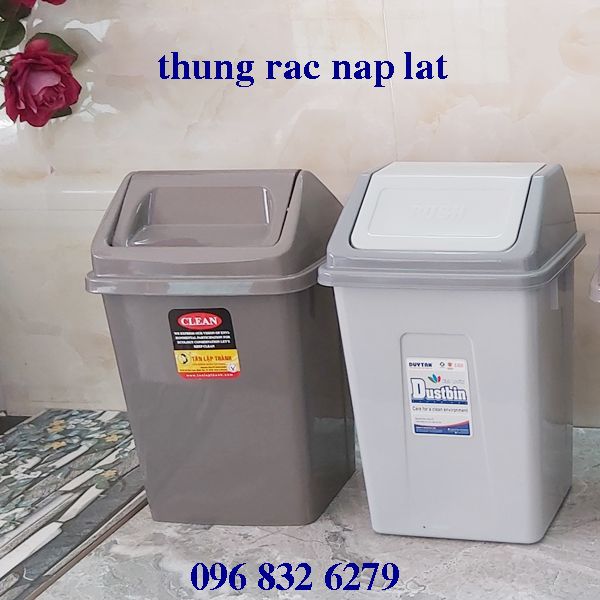 THÙNG RÁC NHỰA NẮP LẬT SIZE NHỎ-TRUNG-ĐẠI